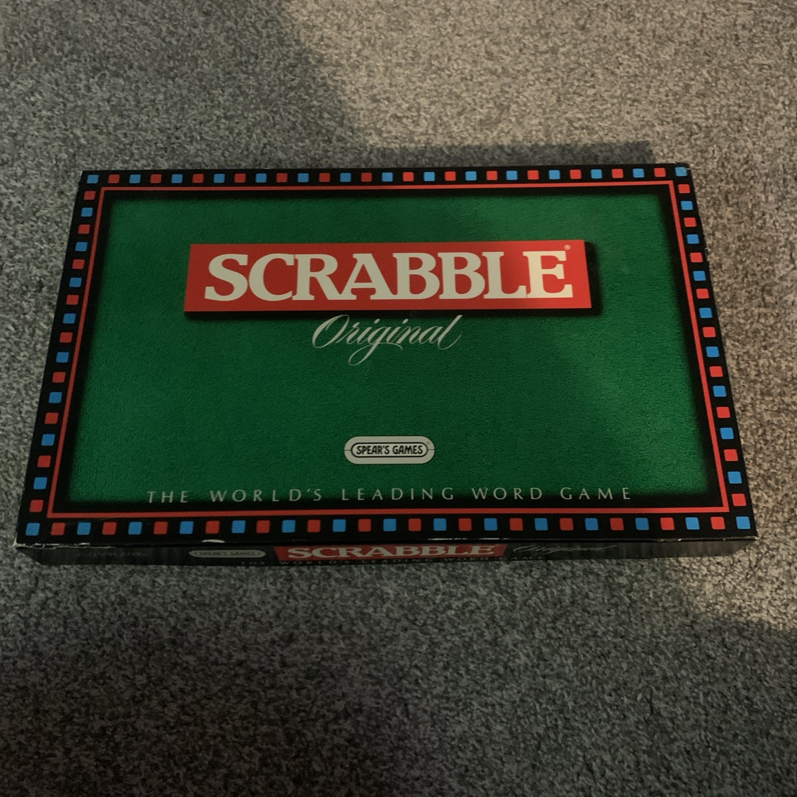 Vintage Scrabble Board Game by Spear's Games 1988 Edition Complete Sealed Tiles