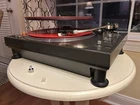 Technics SL-1350 Turntable NearMint Play 1-6 LPs w/Spindle  New HdShell, AT Cart