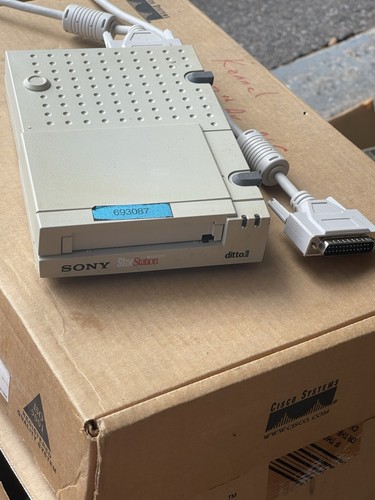 Vintage SONY StorStation Ditto 2GB External Tape Drive IO2000-PX