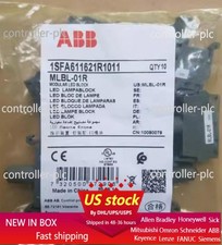 1pcs ABB push button switch lampholder MLBL-01R 24VAC/DC US Free TAX