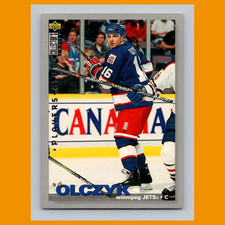 Ed Olczyk #106 1995-96 Collectors Choice Players Club Winnipeg Jets Hockey Card