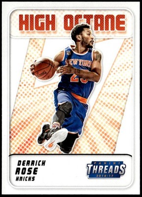 2016-17 Panini Threads #2 Derrick Rose High Octane E1