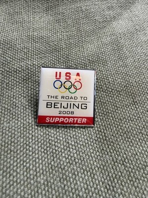 Official Team USA ''The Road to Beijing 2008'' Olympic Supporter Pin - Aminco