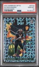 2021 Panini Donruss Optic Downtown Alvin Kamara #DT22 PSA 10 Saints Case Hit
