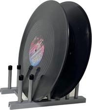 Vinyl Record Display Stand, 6-Album Holder, Fits 12" or 7" Lp'S, Soft Silicone T