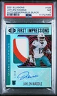 2021 Panini Illusions Football Black Jaylen Waddle #108
