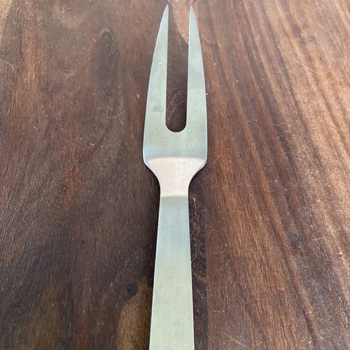 Vintage Revere Ware 1801 Meat Fork 13" Stainless Steel Metal Sharp Points - Picture 2 of 6