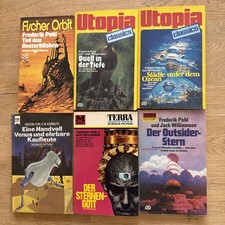 6x Frederik Pohl, SF, Konvolut, Tod Outsider Sternengott Handvoll Duell Ozean