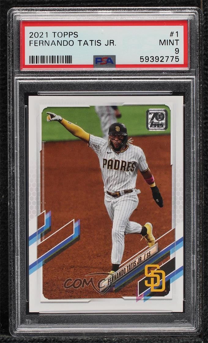 2021 Topps Fernando Tatis Jr (Vertical Pointing) #1 PSA 9 MINT 7uo