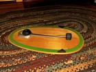Quirky Wooden Balance Board w/ Roller, Non-Slip Pads Brown/Black — photo 1