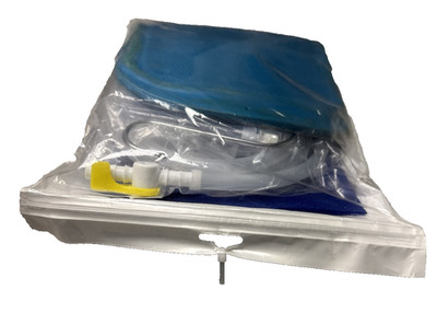Enema Kit   2L Enema Bag 5.0Ft Long Silicone Hose 5 Multi-Size Reusable Tips New