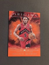 2024-25 Panini Origins - Immanuel Quickley Orange 10/75 - Raptors 