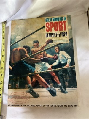 AURORA GREAT MOMENTS IN SPORT DEMPSEY vs. FIRPO BOX & Instructions ONLY 861-198