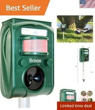 2025 Broox Ultrasonic Pest Control - Solar and Waterproof Design for All Seasons