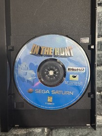 In The Hunt (Sega Saturn, 1995) Complete w/ Manual & Registration