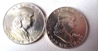 Lot of two (2) Uncirculated 1963-D 50C Franklin Half Dollars Both With FBL
