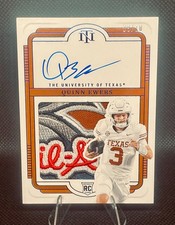 2025 Quinn Ewers National Treasures RPA Collegiate /10 RARE PATCH (RC)
