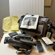 Sony Video 8 Handycam CCD-FX311 Video Camera Recorder With Remote Batteries Bag
