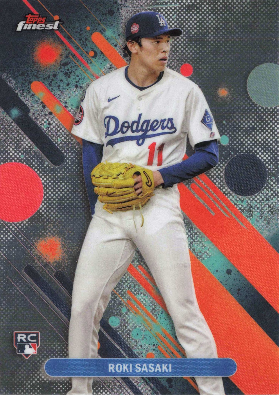 2025 Finest Roki Sasaki #40 Rookie | | Los Angeles Dodgers