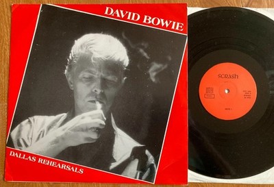 David Bowie Limited Edition Black Vinyl LP Dallas Rehearsals