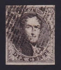 Belgium 1858 Medaillon 10 Ct Brown Cob 10A - Used Full margins..............EB06