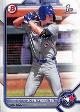 2022 Bowman Draft #BD-45 Josh Kasevich Toronto Blue Jays 1st Bowman