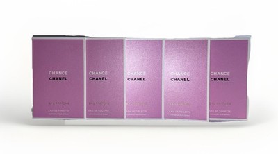 5 X CHANEL CHANCE EAU FRAICHE EDT 1.5ml PERFUME SPRAY SAMPLE VIAL/ + Free Sample