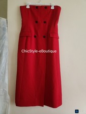 ZARA STRAPLESS POCKET DRESS ZW COLLECTION  SIZE M BNWT