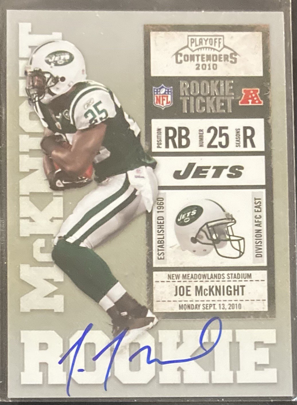 Rolando McClain Playoff Contenders Rookie Roll Call #25 Autograph