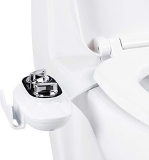 FRESH WARM HOT WATER NON-ELECTRIC ADJUSTABLE ANGLE BIDET TOILET ATTACHMENT, NEW