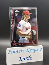 2025 TOPPS CHROME RC DEBUT BASE CADEN DANA  USC34~ANGELS