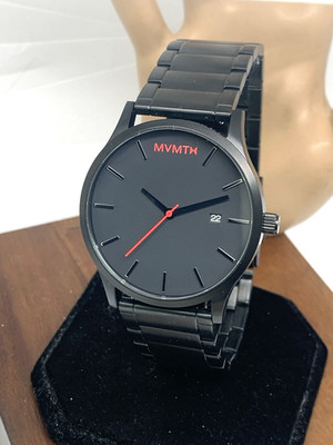 MVMT Men's Watch Quartz L2135B551 Classic Black Dial Stainless Steel 45mm