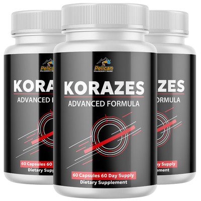 Korazes- Blood Sugar Support- 3 Bottles- 180 Capsules