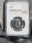 1955 PROOF FRANKLIN HALF DOLLAR 50C NGC CERTIFIED PF 68 -