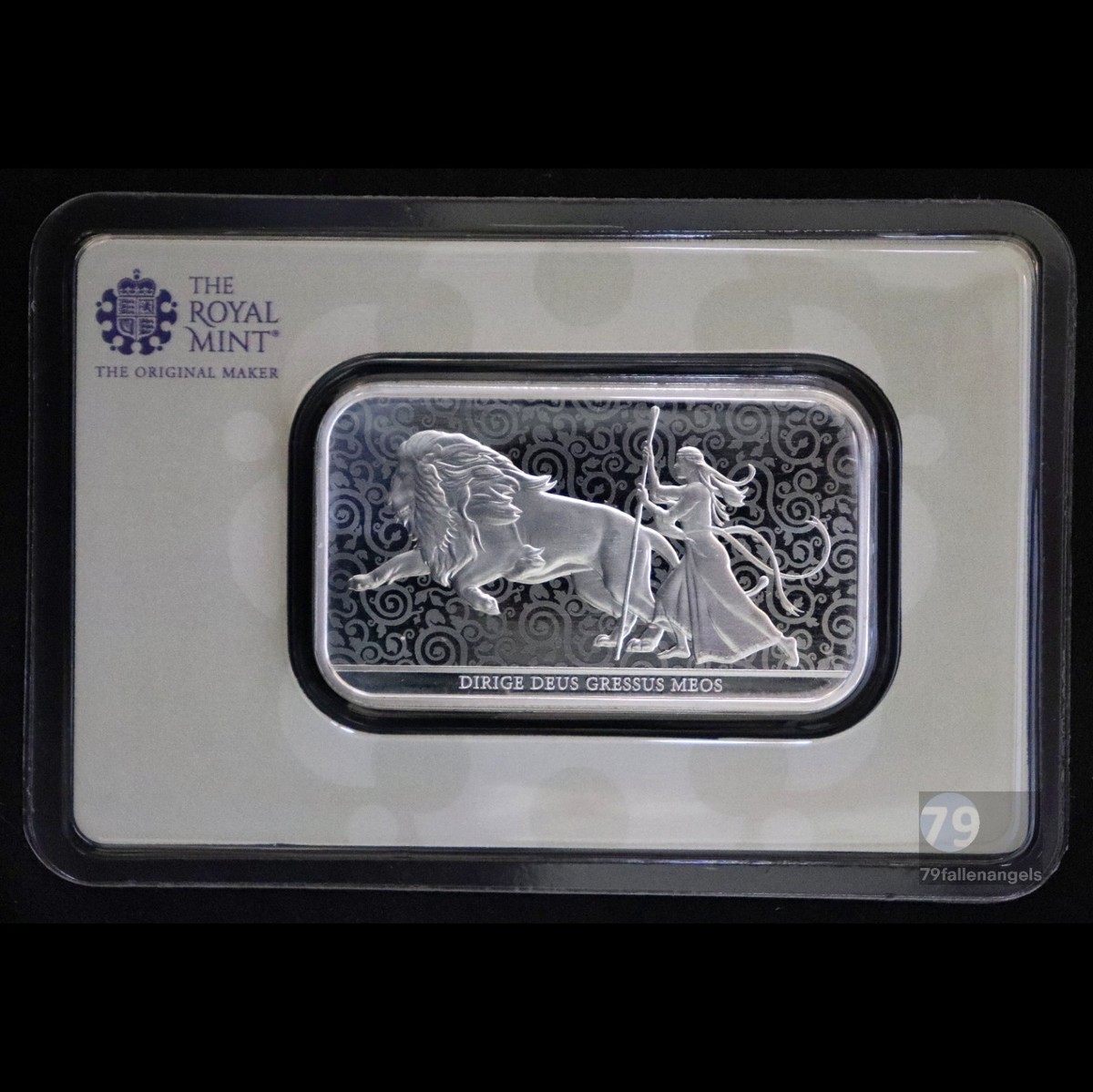 2025 Una And The Lion Silver 1 oz Bar .9999 (Sealed In Assay