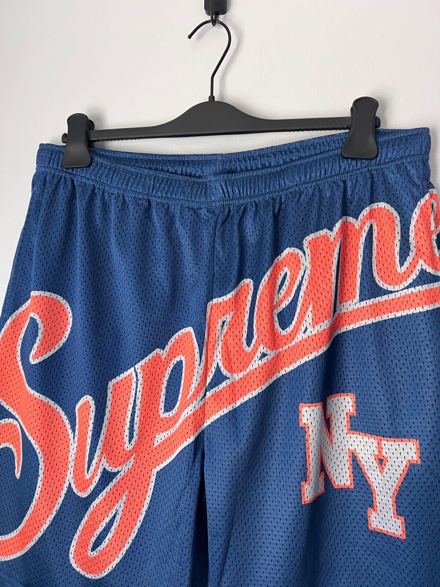 Supreme Big Script Mesh Short \"Navy Lサイズ Supreme Big Script Mesh Short Black Men's - SS24 - US