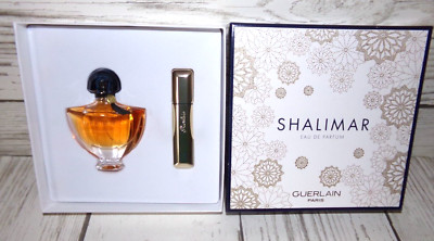 Guerlain Shalimar Eau De Parfum 1.6 Oz + Cils D'Enfer Maxi Lash Mascara .28 Oz N