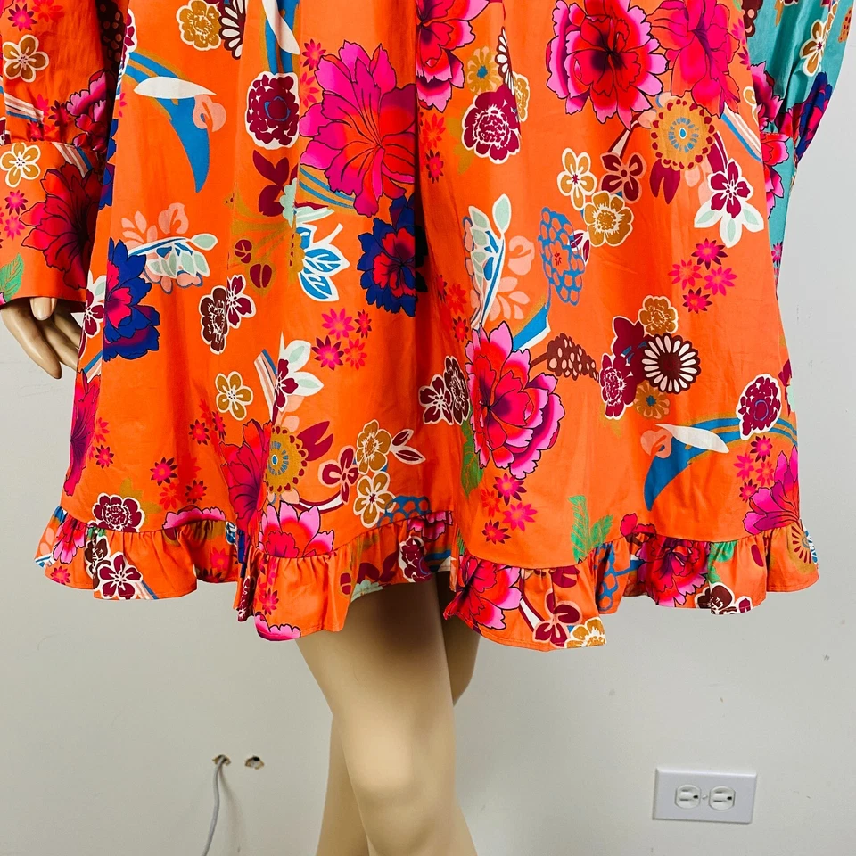 Vestido XL para mujer Misa Hylton For Inc International Concepts audaz colorido floral Foto 2 de 4