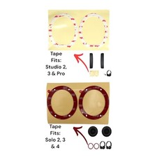 2 Pair Cushion Adhesive 3M Tape Beats by Dre Solo 2 3 4 Studio 2 3 Pro Ear Pad