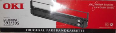 Original Oki 09002311 Nylon Farbband black für Microline 393  395  OVP B