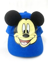 Disney Parks Mickey Mouse Blue Baseball Cap Hat w/Ears Kids Youth Adjustable
