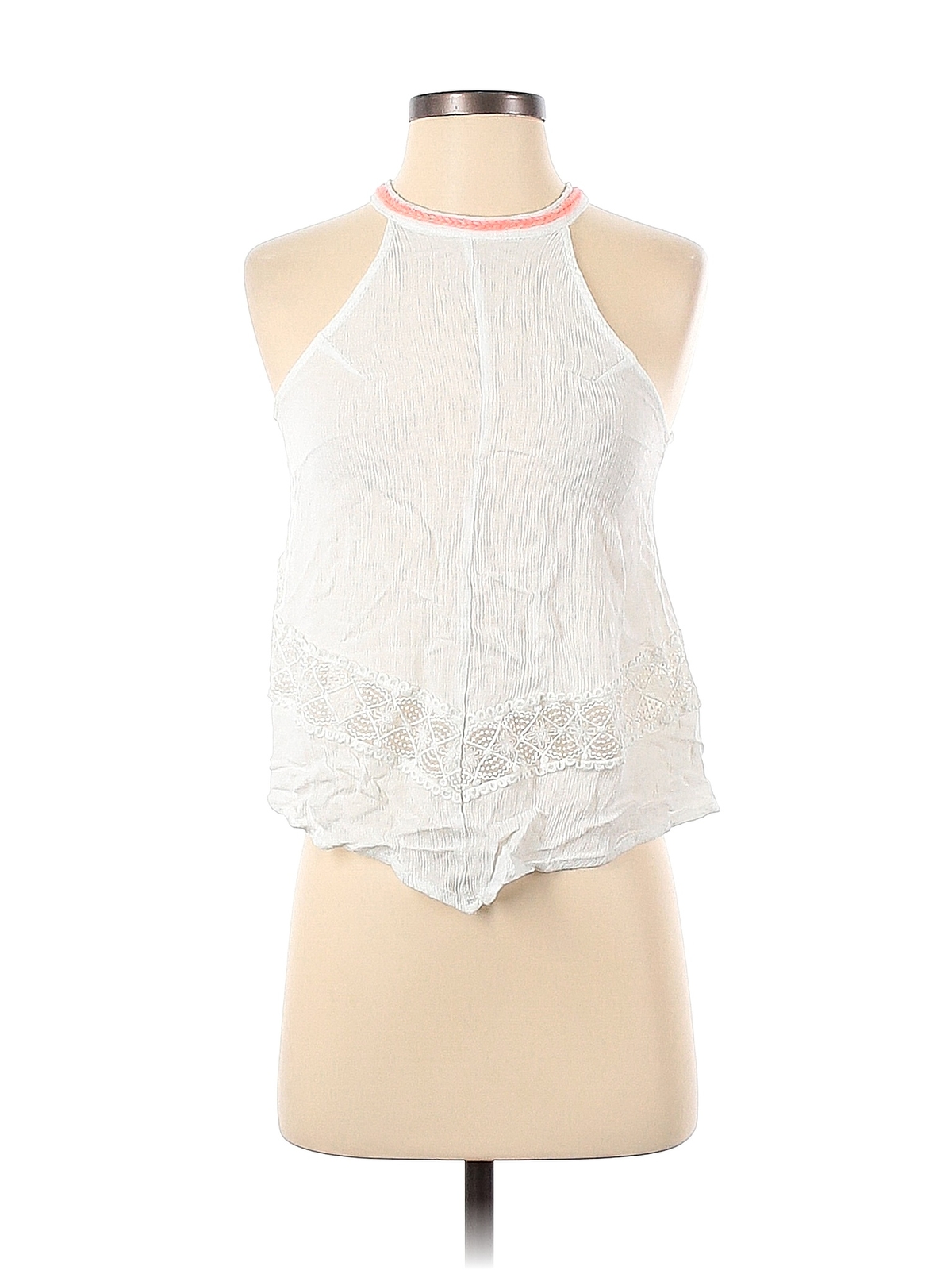 Haut Femme Manches Longues Hem And Thread Taille M - Bicolore Gris, Motif à Carreaux, Neuf