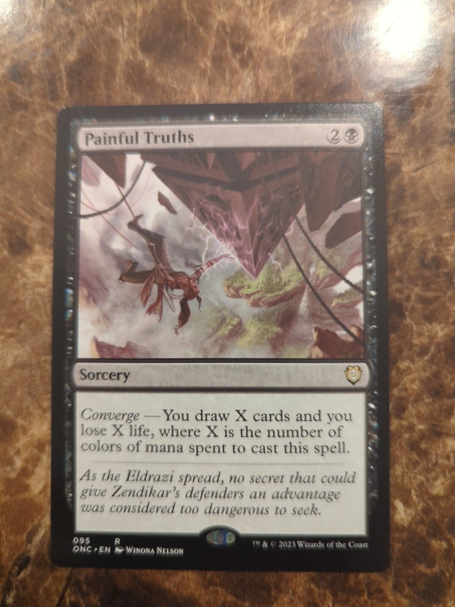 MTG Painful Truths Phyrexia: All Will Be One Commander 095 Regular Rare | eBay MTG Painful Truths Phyrexia: All Will Be One Commander 095 Regular Rare | eBay