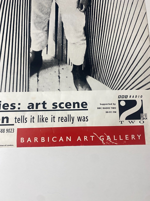 The Sixties Art Scene in London' Barbican Art exhibition poster