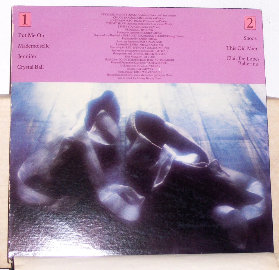 Styx - Crystal Ball - 1976 Vinyl LP Record Album - Image 2 of 2