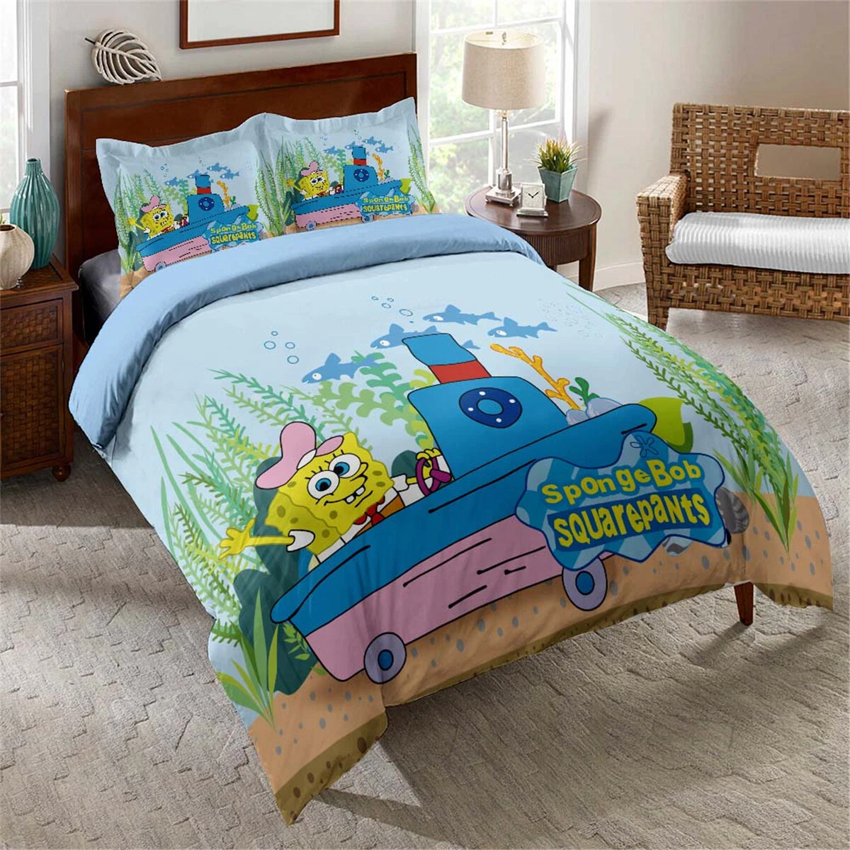 SpongeBob Bedding Set, Bedroom Decoration