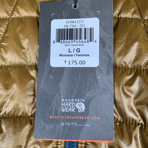 Mountain HardWear Altius Jacket Women's L Hybrid Pullover Ripstop Sherpa Fleece - Picture 8 of 16