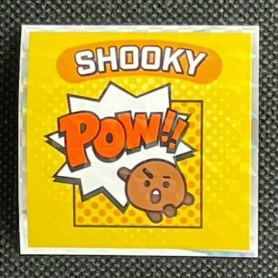 Shooky SUGA BT21 Holo Sticker LINE FRIENDS BTS K-POP Lotte Promo 2'' x 2'' Japan