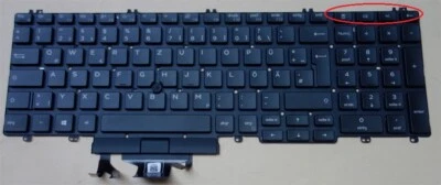 UNRETSCHIEDLICH Tastatur DELL Latitude 5500-RY7PM 5501 5511 5511-H7Y9D Beleuchtung DE Keyboard