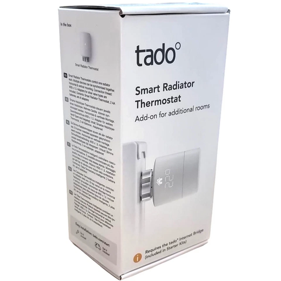 tado Smart Smartes Heizkörper-Thermostat universelle Montage APP-Steuerbar Neu - Bild 3 von 4
